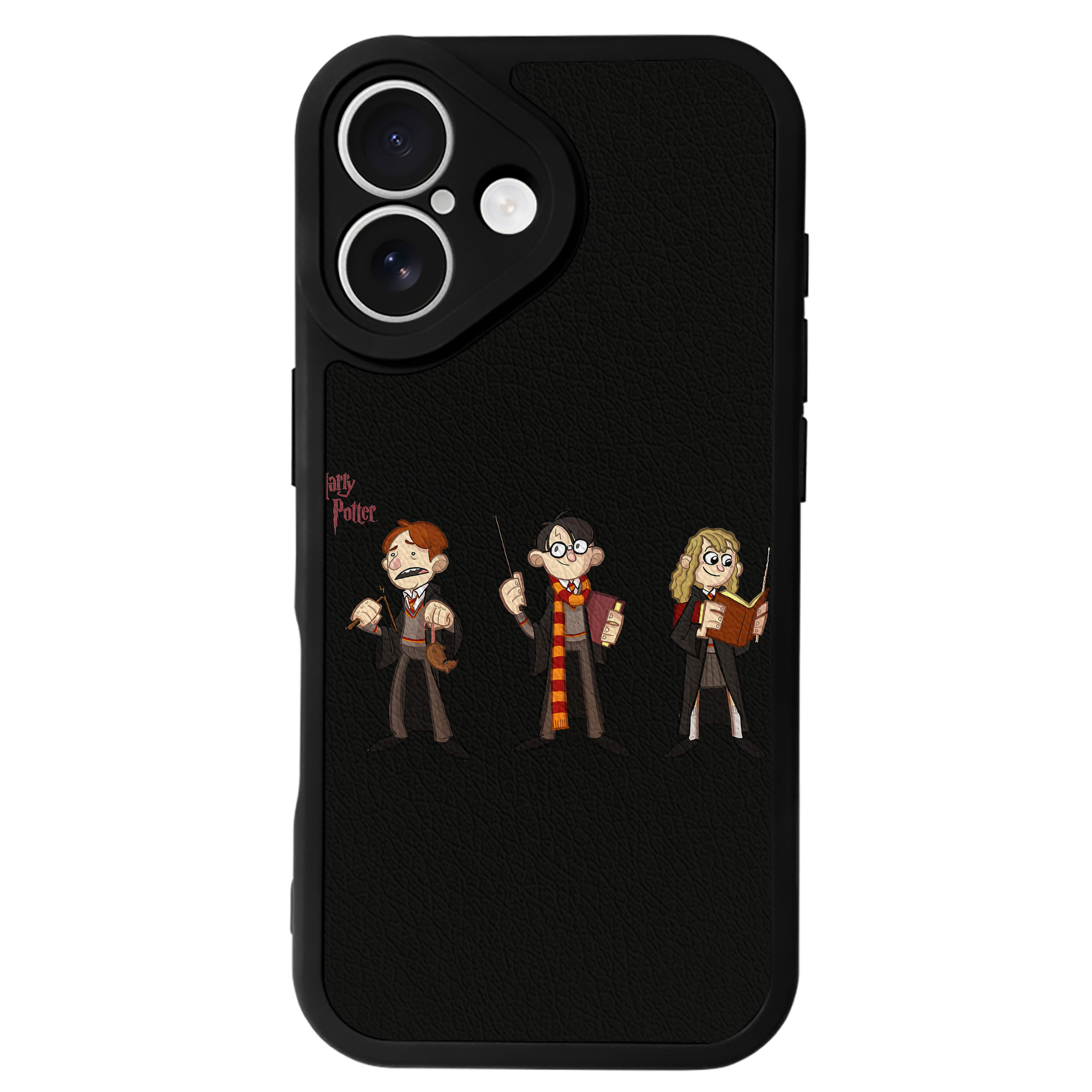 （画像用） Harry Potter ハリー・ポッターシリーズ 【iPhone 16シリーズ対応】シリコンスマホケース（レザー調） 材質：シリコン